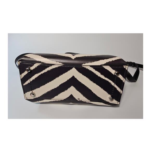 COACH Willow 24 Zebra Print Tote Leather - Picture 9 of 13